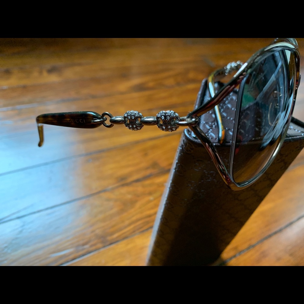 ON SALE Gucci oversized metal sunglasses GG4250 - Picture 9 of 9